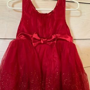 Red toddler dress